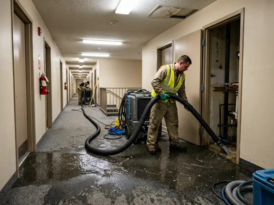 multi-unit-apartment-hallway-f-005 — frequently asked questions, Emergency Burst Pipe Water Extraction & Removal in Martin,…